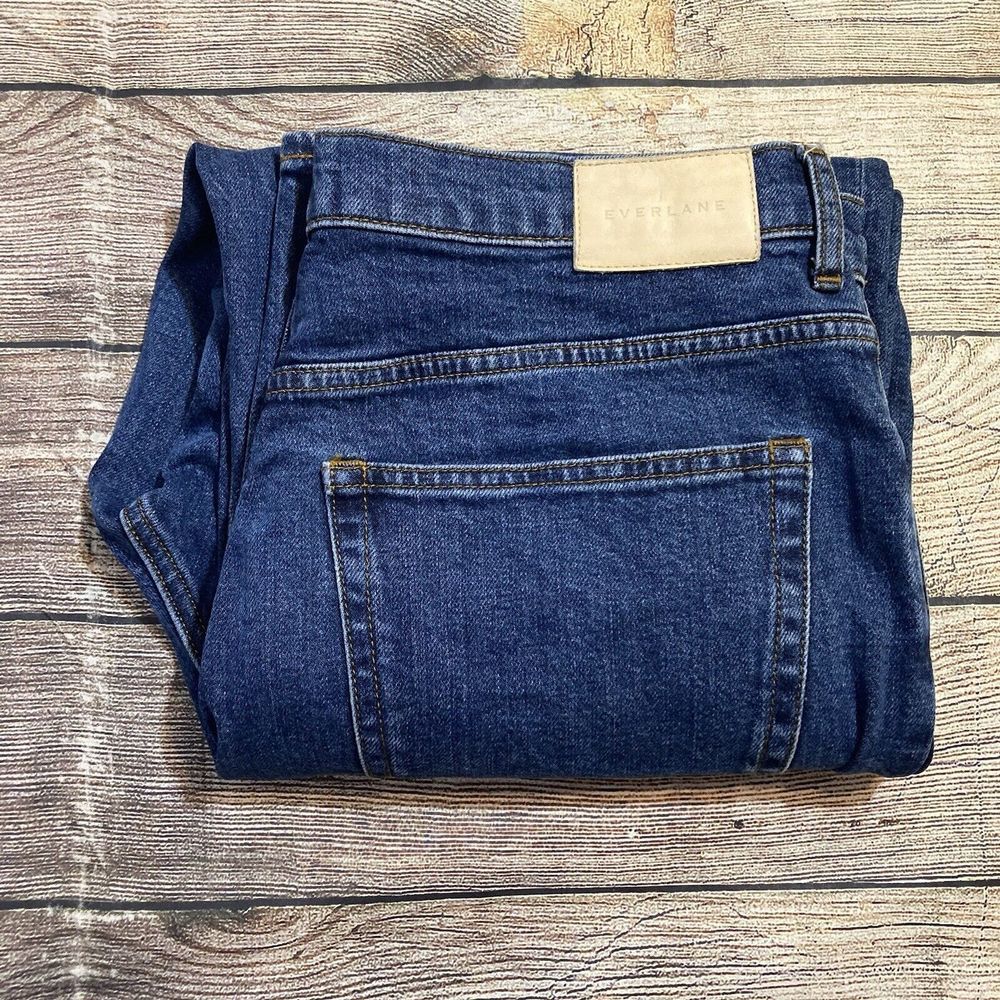 Everlane Women's Size 32 The Way High Organic Cotton High Rise Straight Leg Jean